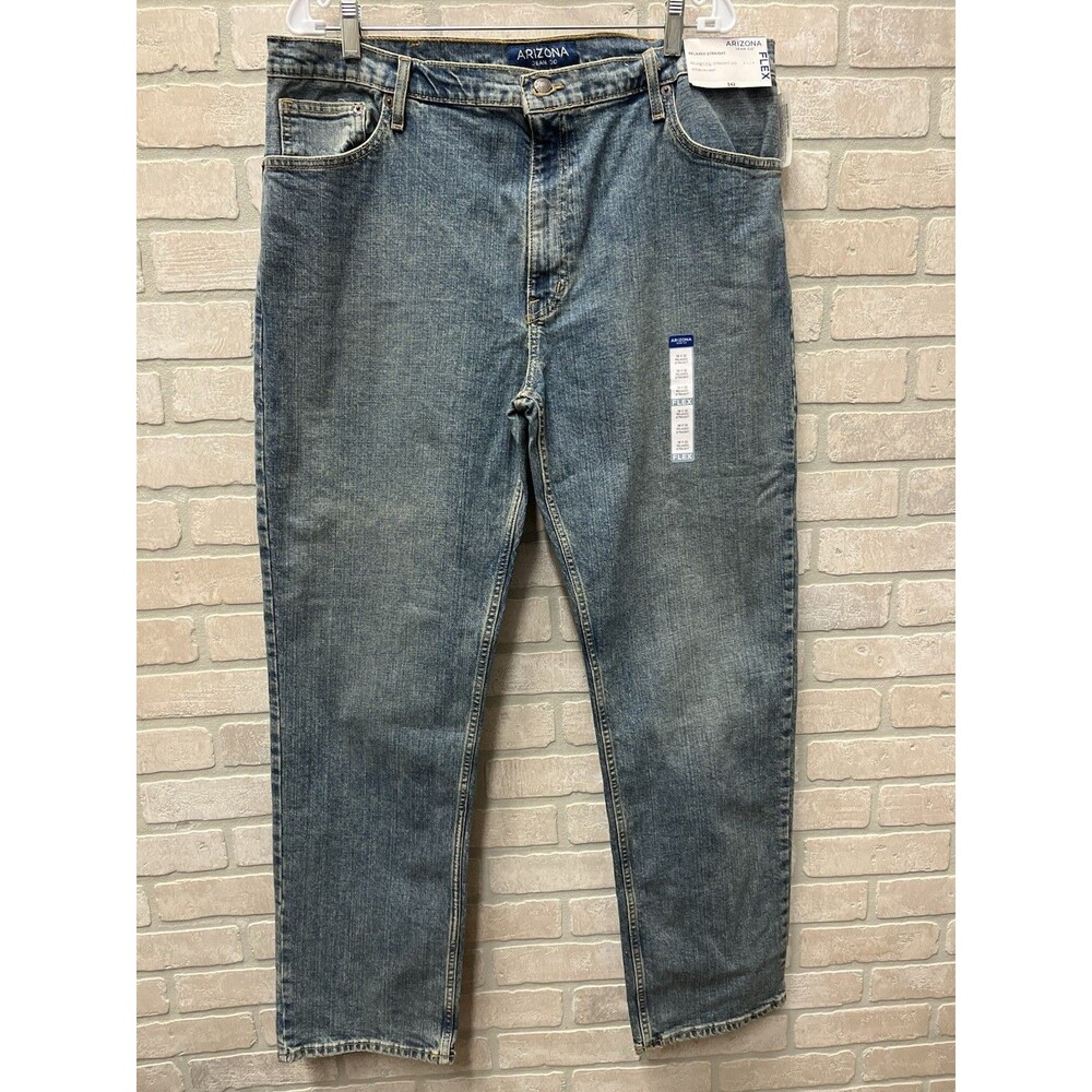 Arizona jeans Men’s 38/36 flex relax straight NWT
